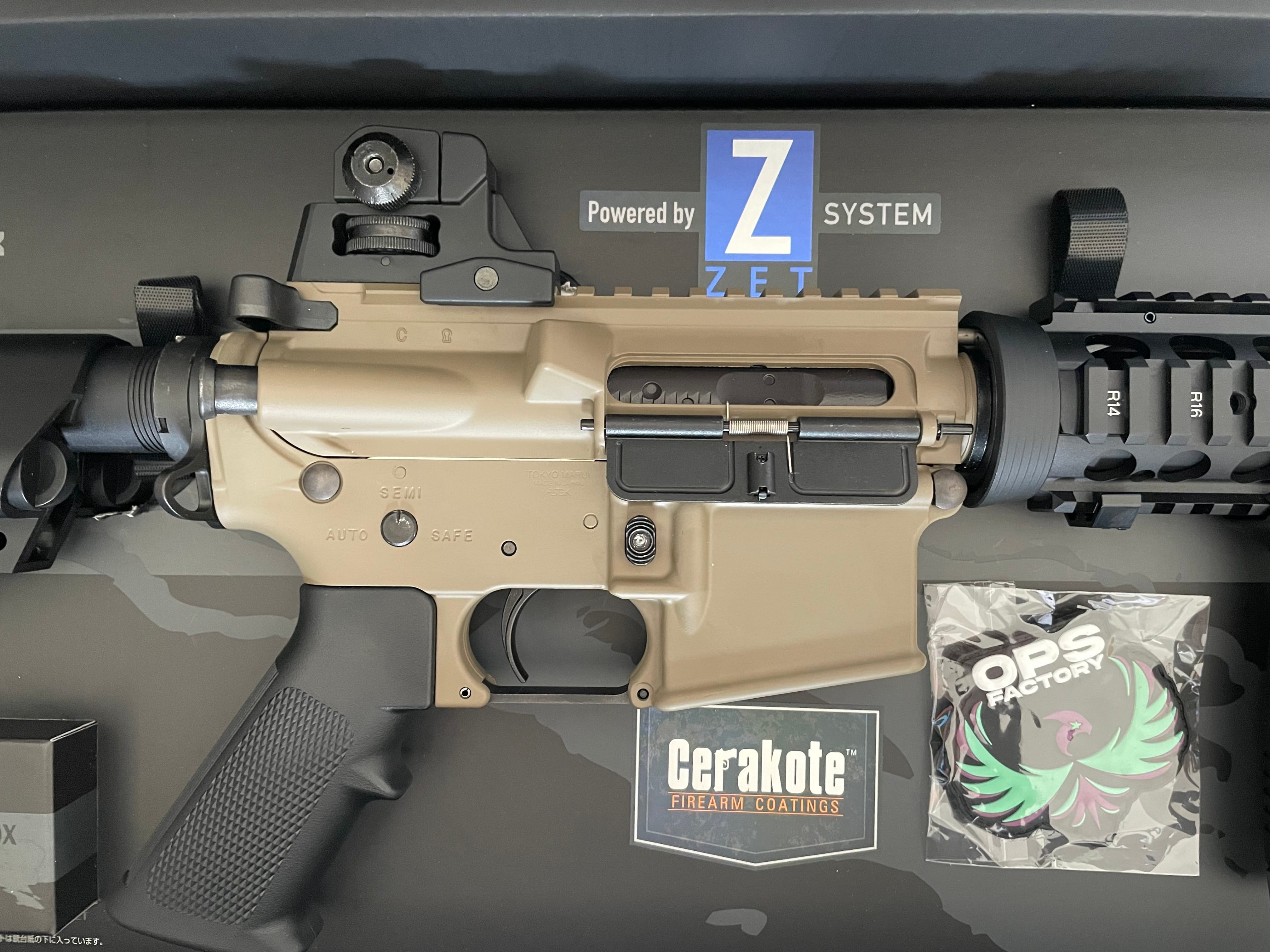 Réplique M4A1 MWS CQBR BLOCK 1 Tokyo Marui GBBR FDE Cerakote