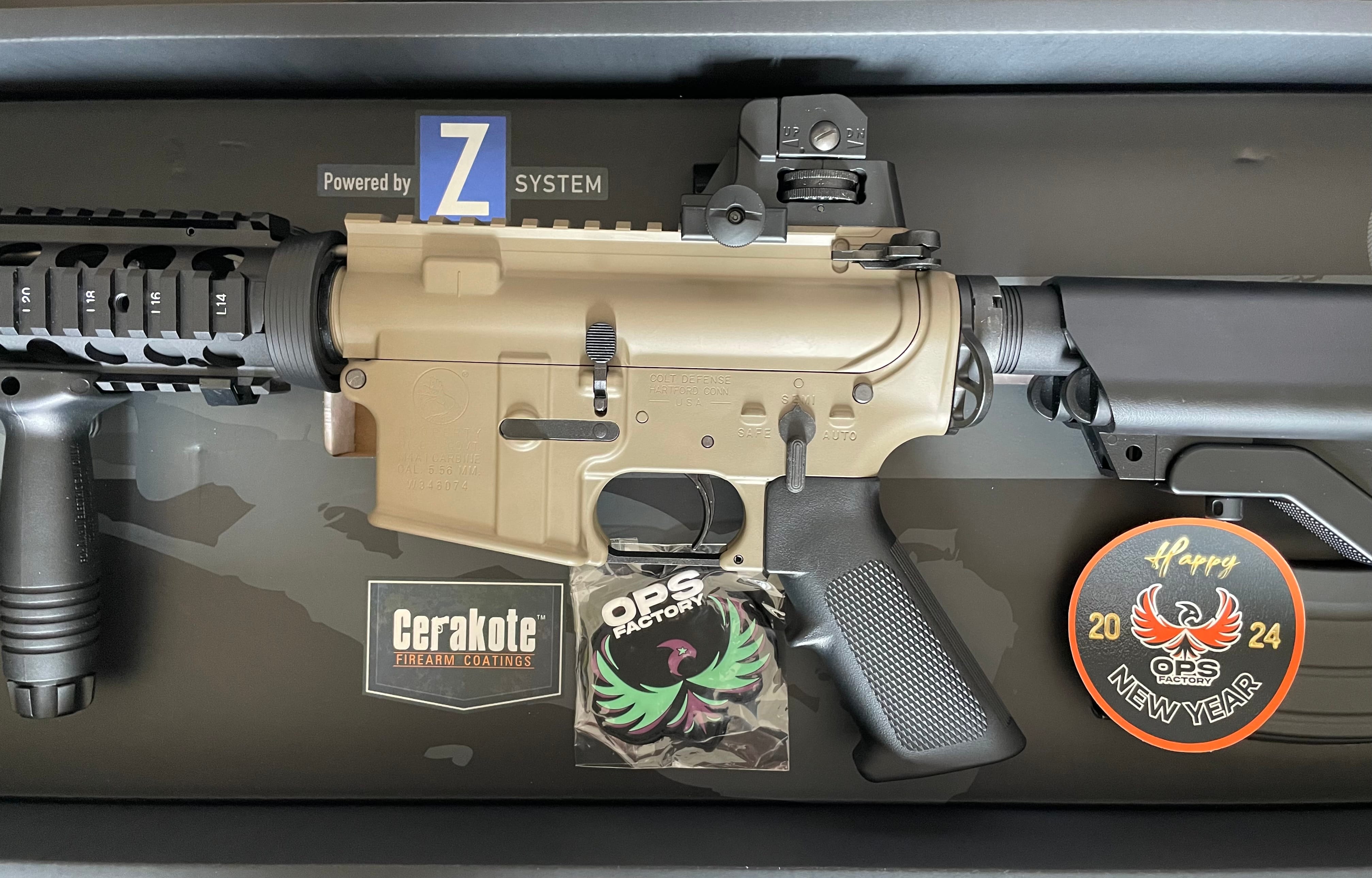 Réplique M4A1 MWS CQBR BLOCK 1 Tokyo Marui GBBR FDE Cerakote - Photo 2