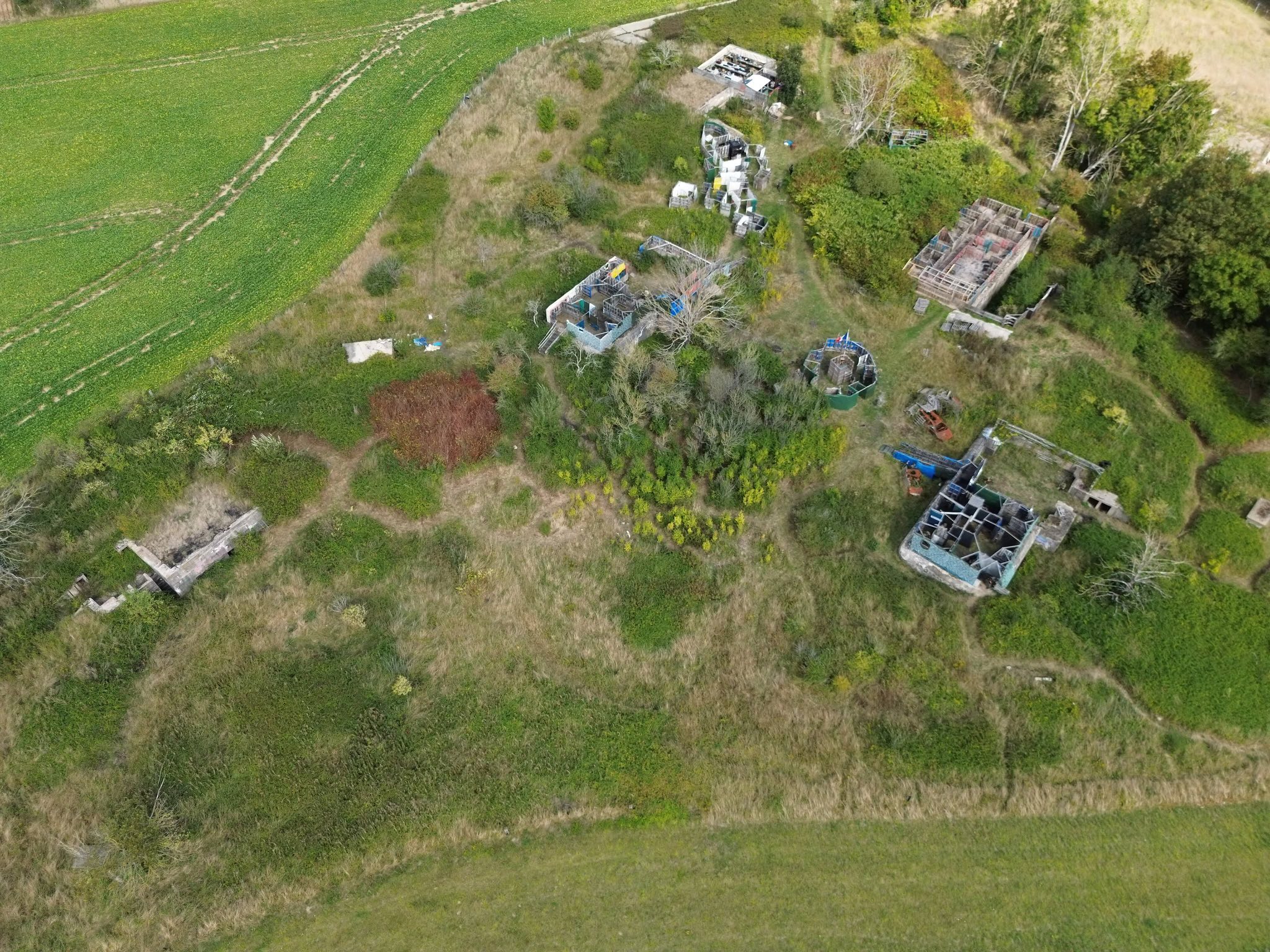 Vue principale du terrain